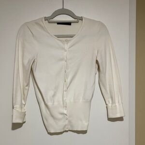 The Limited Cream Button-Up Sweater